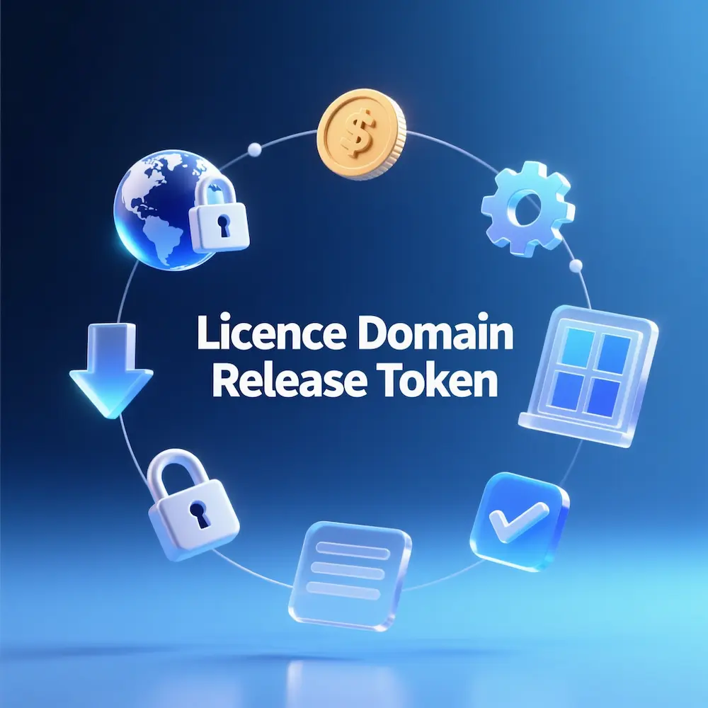 توکن آزادسازی دامنه لایسنس ها
