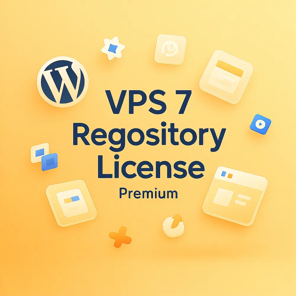 لایسنس مخزن وردپرس VPS 7 پرمیوم