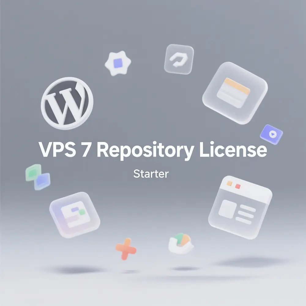 لایسنس مخزن وردپرس VPS 7 استارتر