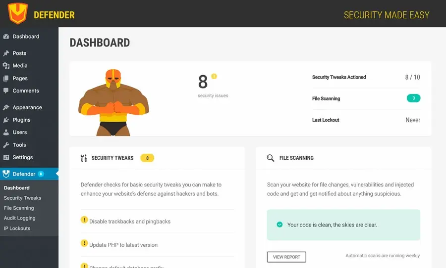 WP Defender Pro 2 wp defender pro