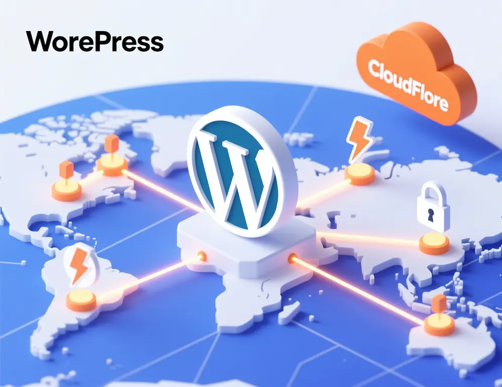 CDN وردپرس: راهنمای کامل Cloudflare و جایگزین‌ها (مزایا، معایب و کانفیگ عملی)