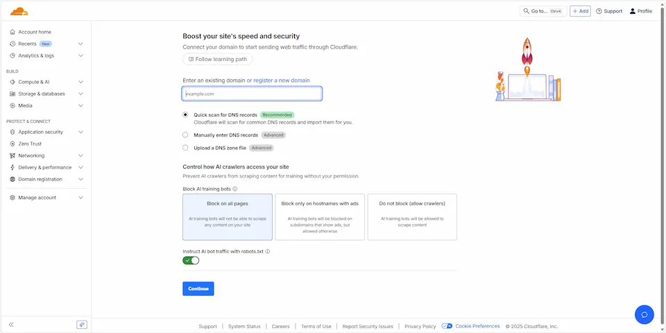 آموزش اتصال سایت وردپرس به کلودفلر رایگان