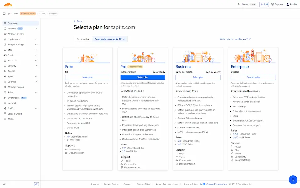 آموزش اتصال سایت وردپرس به کلودفلر رایگان