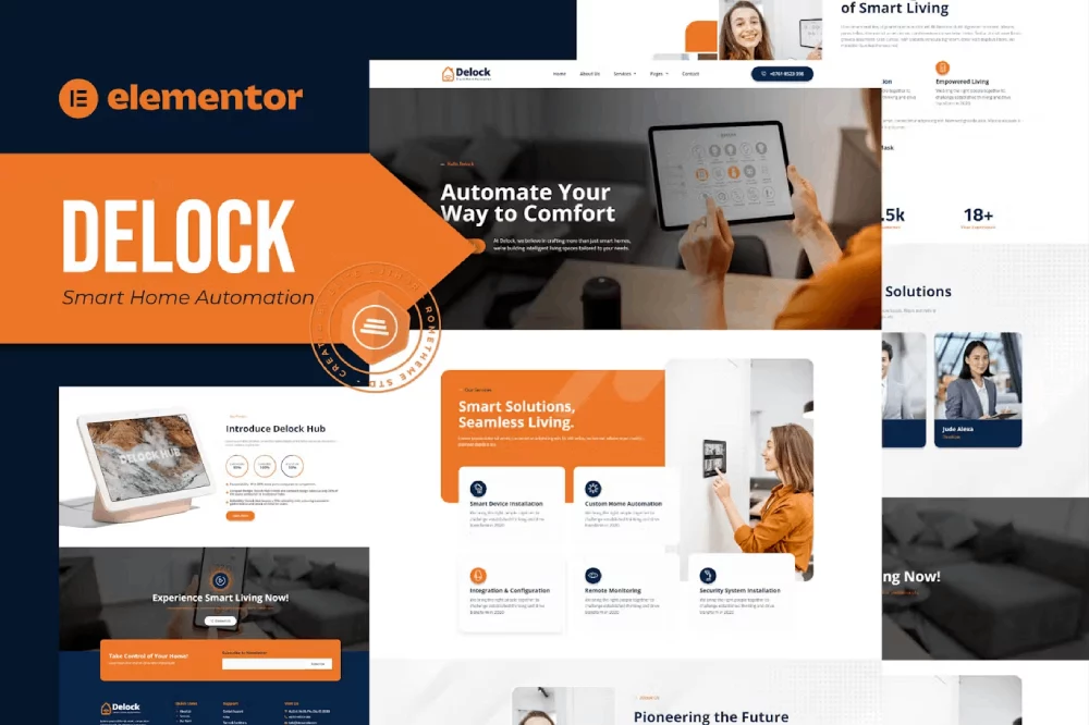 کیت قالب المنتور اتوماسیون خانه هوشمند Delock 1 کیت قالب المنتور اتوماسیون خانه هوشمند Delock