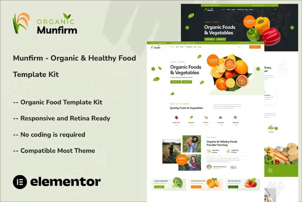 کیت قالب المنتور غذای ارگانیک و سالم Munfirm