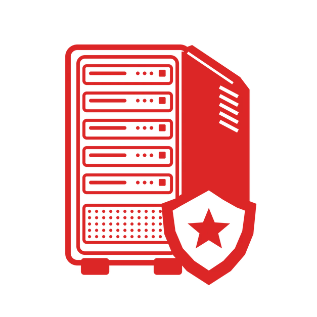 server security red transparent 1254